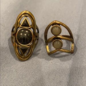 Cute brassy rings